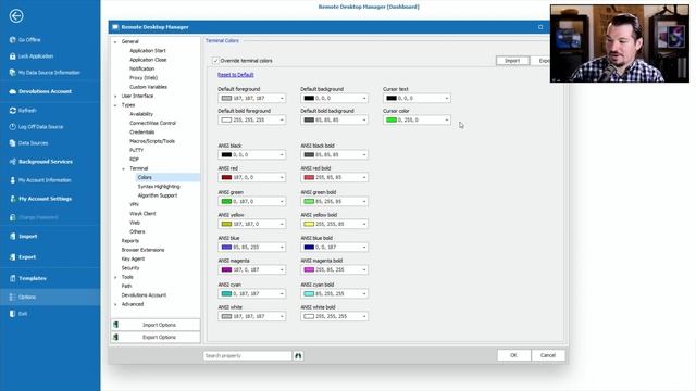 Assign Custom Fonts and Colors to SSH Sessions in Remote Desktop Manager - RDM Pro Tip 004 смотреть онлайн