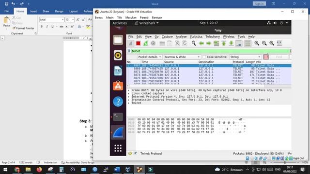 Use Wireshark to Compare Telnet and SSH смотреть онлайн
