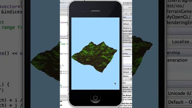 Fractal Terrain Generation in OpenGL ES 2.0 iPhone смотреть онлайн