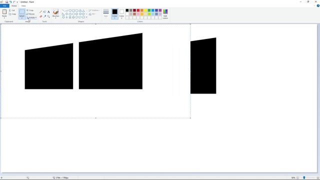 How to draw Microsoft Windows logo in MS Paint | Easy step by step drawing смотреть онлайн
