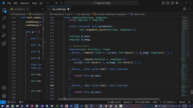 010-CUDA, Complex 04, Operator Overloading 1/2 for Complex Numbers смотреть онлайн