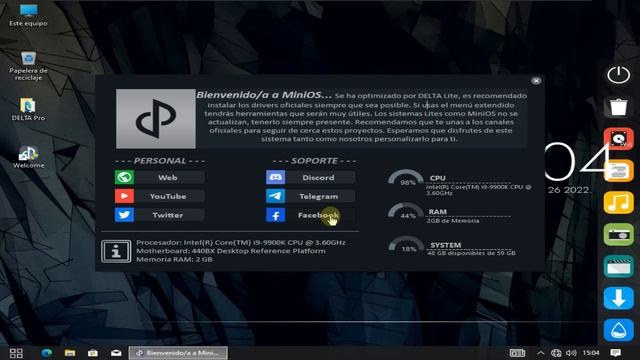 Actualizado Windows 10 Pro MiniOS 2023.01 Maximo Rendimiento смотреть онлайн