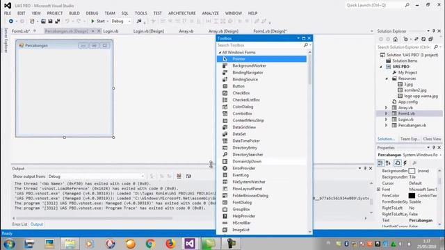 Ujian Akhir Semester PBO Menggunakan Visual Studio смотреть онлайн