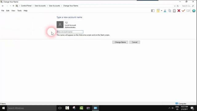 How to change the windows account username смотреть онлайн