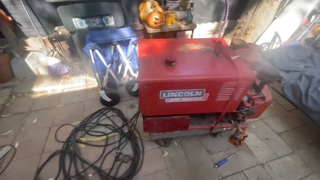My Lincoln 225 motor driven generator welder смотреть онлайн