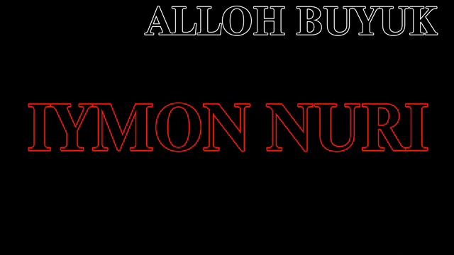 IYMON NURI  ALLOH BUYUK 2015