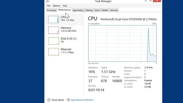 Windows 8.0 Professional - Monitor Computer Performance with Task Manager смотреть онлайн