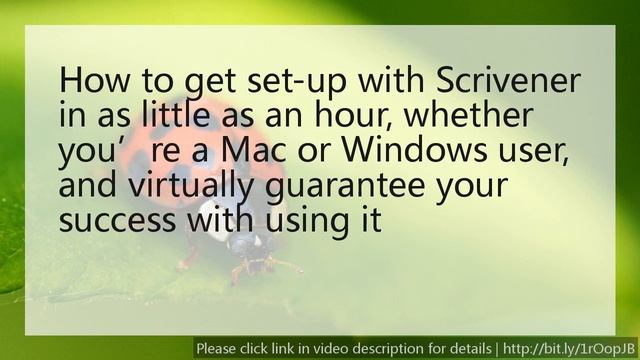 Learn Scrivener guide - Learn Scrivener Fast Online Membership Course смотреть онлайн