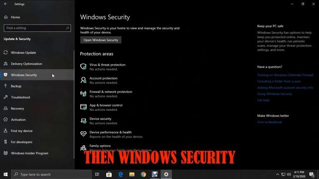 How to Turn Off Windows Defender Real Time Protection 2020 смотреть онлайн