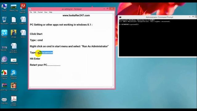 Windows 8.1 How To Reset Your PC and Fix Some Files are Missing Error & PC settings error смотреть онлайн