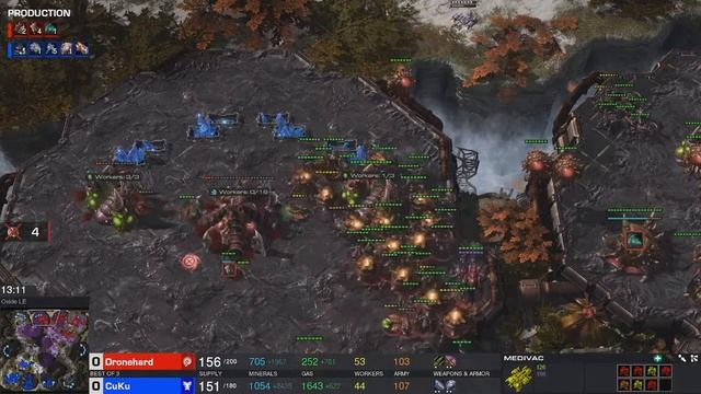 Team Rotti CuKu Genesis Gaming Dronehard - maralecup 11 - Group A - Decider - Starcraft 2 смотреть онлайн