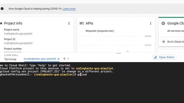 Google Cloud Shell - Introduction to Google Cloud Command Line Tool | Part 2 смотреть онлайн
