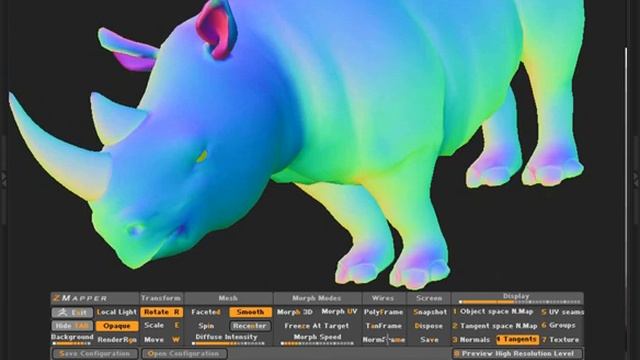 Zbrush Rhino Coloring 20 смотреть онлайн