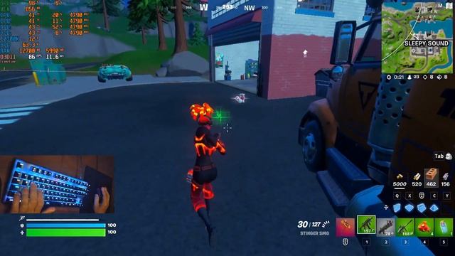 Solo Gameplay Fortnite Win - Intel Graphics UHD 630 - Without video card - Keyboard & Mouse Cam смотреть онлайн