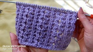 409 РЕЛЬЕФНЫЙ УЗОР СПИЦАМИ Вязание спицами Узоры