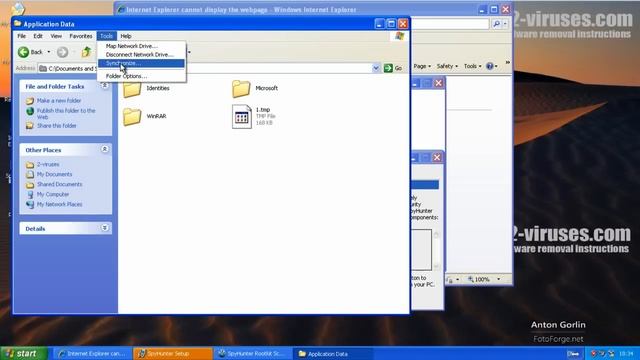 Sirefef - video testing Spyhunter Anti-Rootkit смотреть онлайн