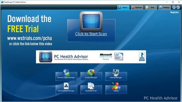 PC Health Advisor Software смотреть онлайн