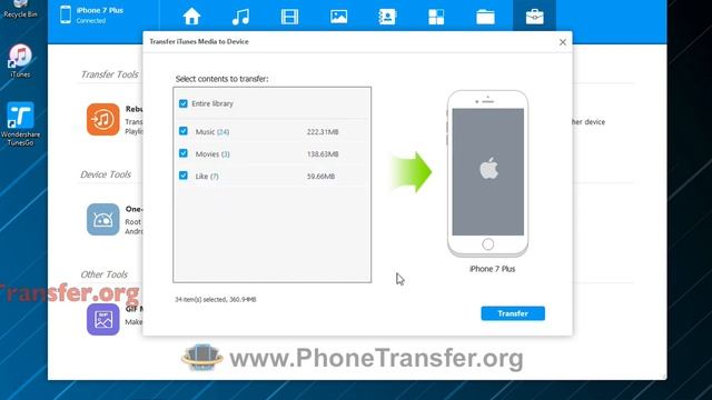 How to Put iTunes Playlist to iPhone 7 Plus смотреть онлайн