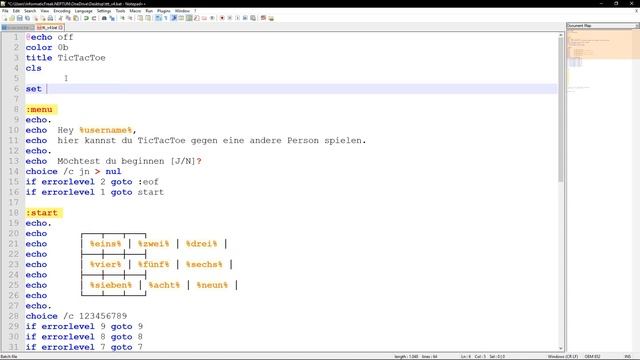 X und O auf TicTacToe Spielfeld platzieren | Coding in CMD #4 смотреть онлайн