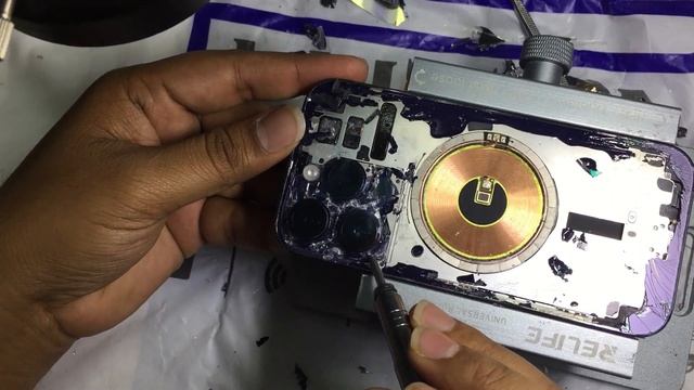 iPhone 14 Pro Back Glass Broken How to Replacement Glass Without Dissemble mobile. смотреть онлайн