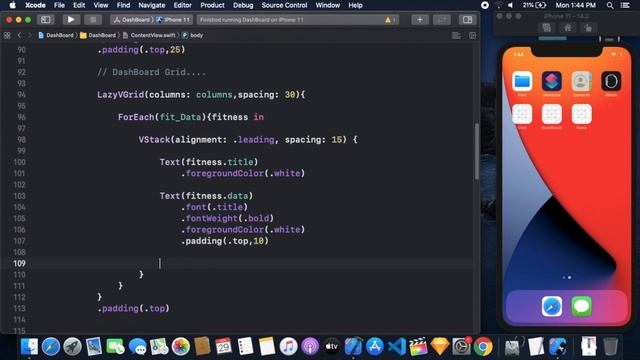SwiftUI 2.0 Dashboard - Grids - Tab View With Swipe Gestures - Xcode 12 - SwiftUI 2.0 Tutorials смотреть онлайн