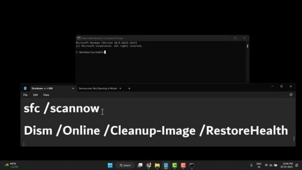 Services.msc Not Opening in Windows 11