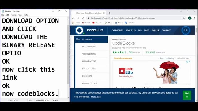How to install code blocks IDE on windows 10 64 bit or 32 bit. смотреть онлайн