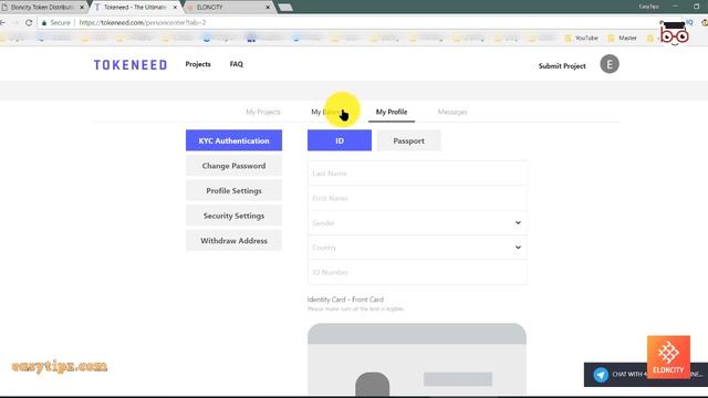 How to join the Eloncity Public Sale event via Tokeneed ICO platform смотреть онлайн