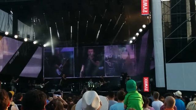 Republika - Prąd - Męskie Granie 2014 Warszawa (fragment; Marny Dźwięk)