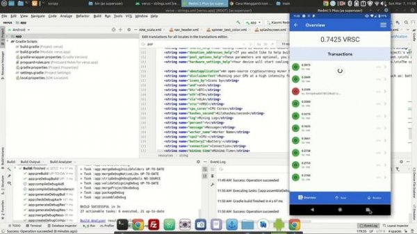 Verus coin Mining Android