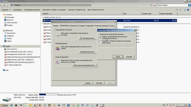CHKDSK en Windows 7 смотреть онлайн