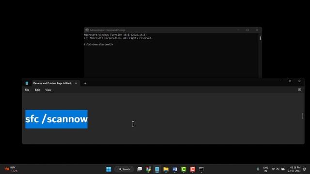 Devices and Printers Page Is Blank or Not Loading on Windows 11 2023 смотреть онлайн