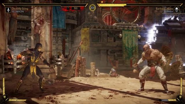 Mortal Kombat 11 SCORPION VS BARAKA смотреть онлайн