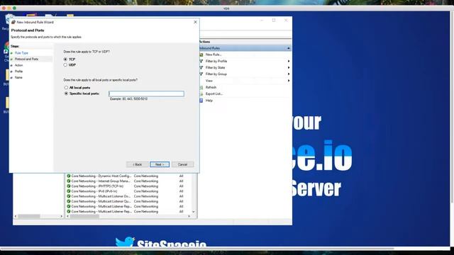 Opening ports with your firewall смотреть онлайн