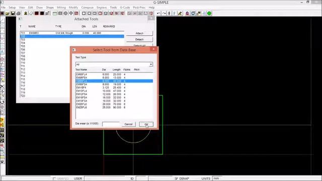 G simple - Como gerar uma trajetória CNC no programa G-simple - Using G simple software. смотреть онлайн