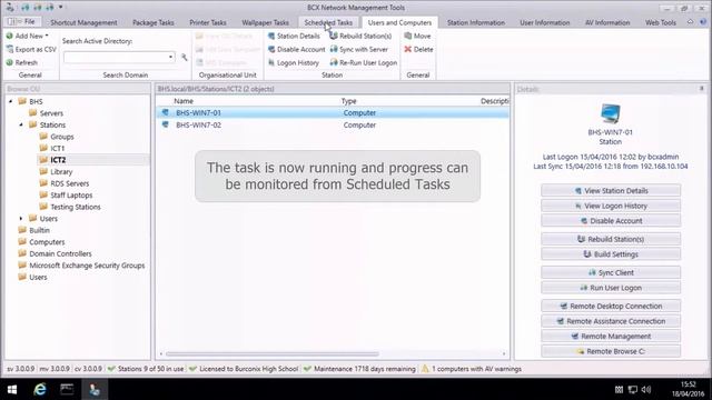 Remote Rebuild Stations - BCX Network Management Tools смотреть онлайн