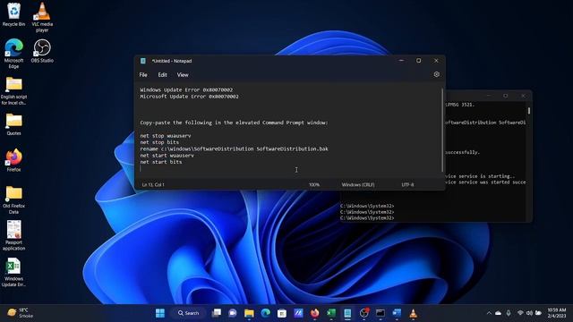 Windows Update Error 0x80070002 [English] смотреть онлайн