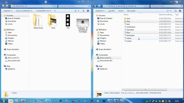 Tema Para Windows 7 - Flow - Gasparito Tutoriais смотреть онлайн