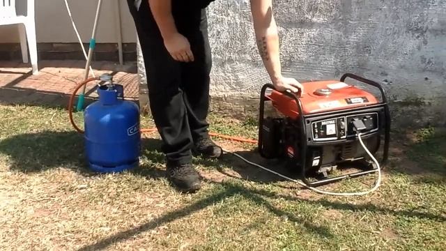 lp gas converted generator смотреть онлайн