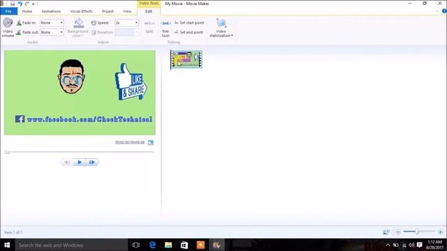 How to speed up and speed down in windows movie maker || -tutorial #4 смотреть онлайн