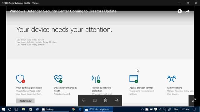 Windows 10 Creators update Security Center what is good and wrong with it personal observations смотреть онлайн