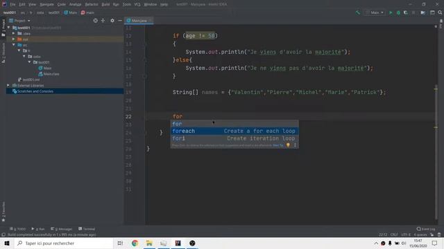 #3 les boucles apprendre a programmer en java смотреть онлайн