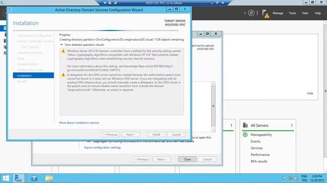 Windows Server 2012R2 Active Directory Kurulumu смотреть онлайн