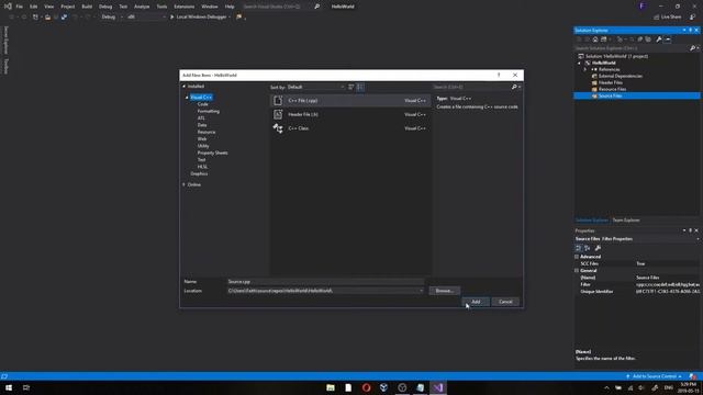 C++ For Windows: Chapter 1 (Hello World, Syntax, New Project) смотреть онлайн