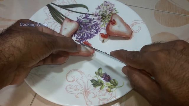 How to eat water apple fruit delicious | Rose apple | Water Apple | Red Wax Apple смотреть онлайн