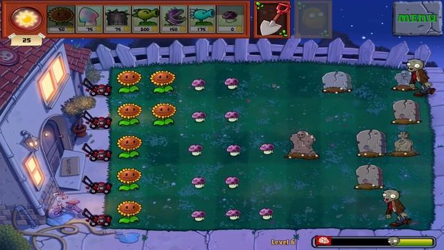 PLANTS VS ZOMBIES // PART 2 - NIGHT (iOS Gameplay) смотреть онлайн