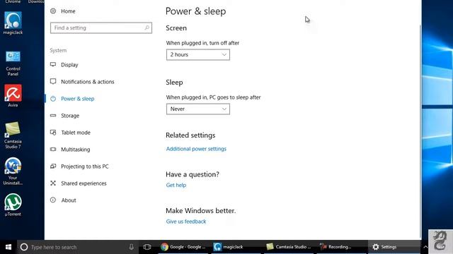 How to Turn off sleep mode in Windows 10 смотреть онлайн