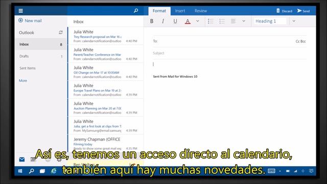 Preview Nuevo Outlook en el escritorio, Windows 10, iOS & Android смотреть онлайн