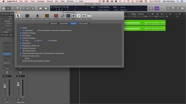 MIDI Chase Tutorial - Logic Pro X - Abel Mendoza смотреть онлайн