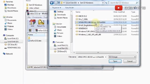 Cara Membuat Bootable Windows 10 di Flashdisk memakai aplikasi Rufus смотреть онлайн